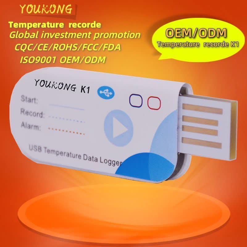دیتالاگر دما مدل K1 USB ( بسته 50 عددی)